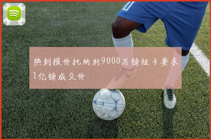 热刺报价托纳利9000万镑纽卡要求1亿镑成交价